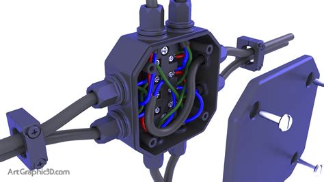 3d print junction box|3d printed junction box.